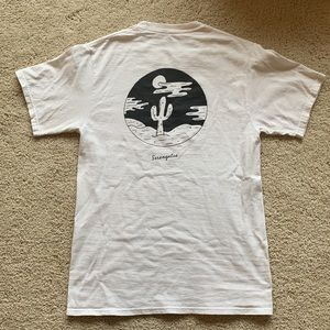 Travel More Serengetee white and black tshirt short sleeve